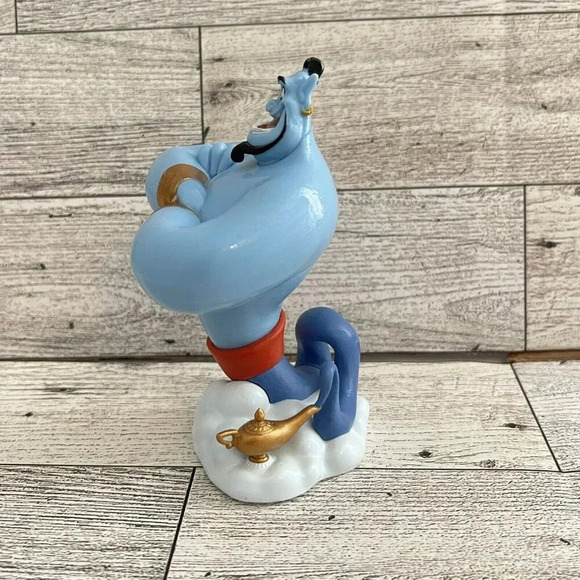 DISNEY PLAY FIGURE 4" GENIE LAMP ROBIN WILLIAMS ALADDIN TOY DOLL CAKE TOPPER - Picture 2 of 6